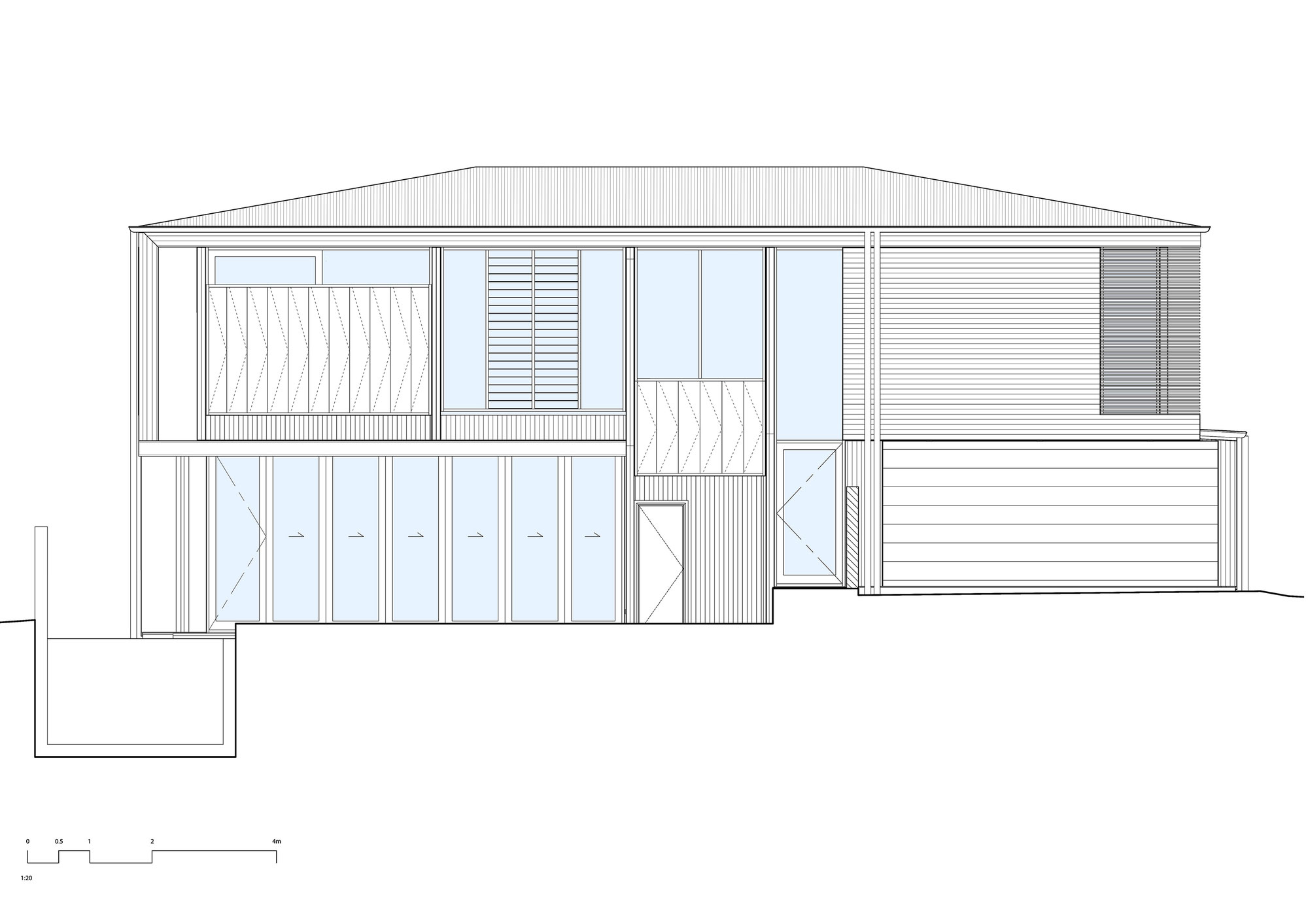 A Spacious and Stylish Summer Home with Beautiful Terrace in Brisbane by Joe Adsett Architects (20)