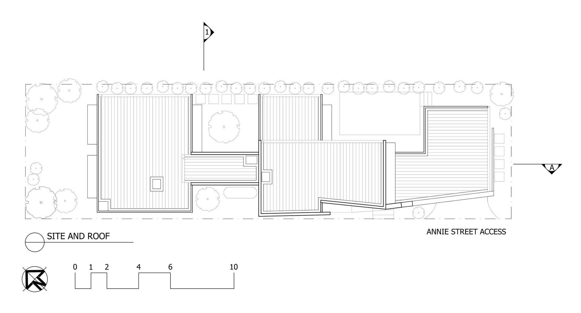 A Spectacular Long Narrow House with Long Kitchen in New Farm, Queensland by O’Neill Architecture (20)