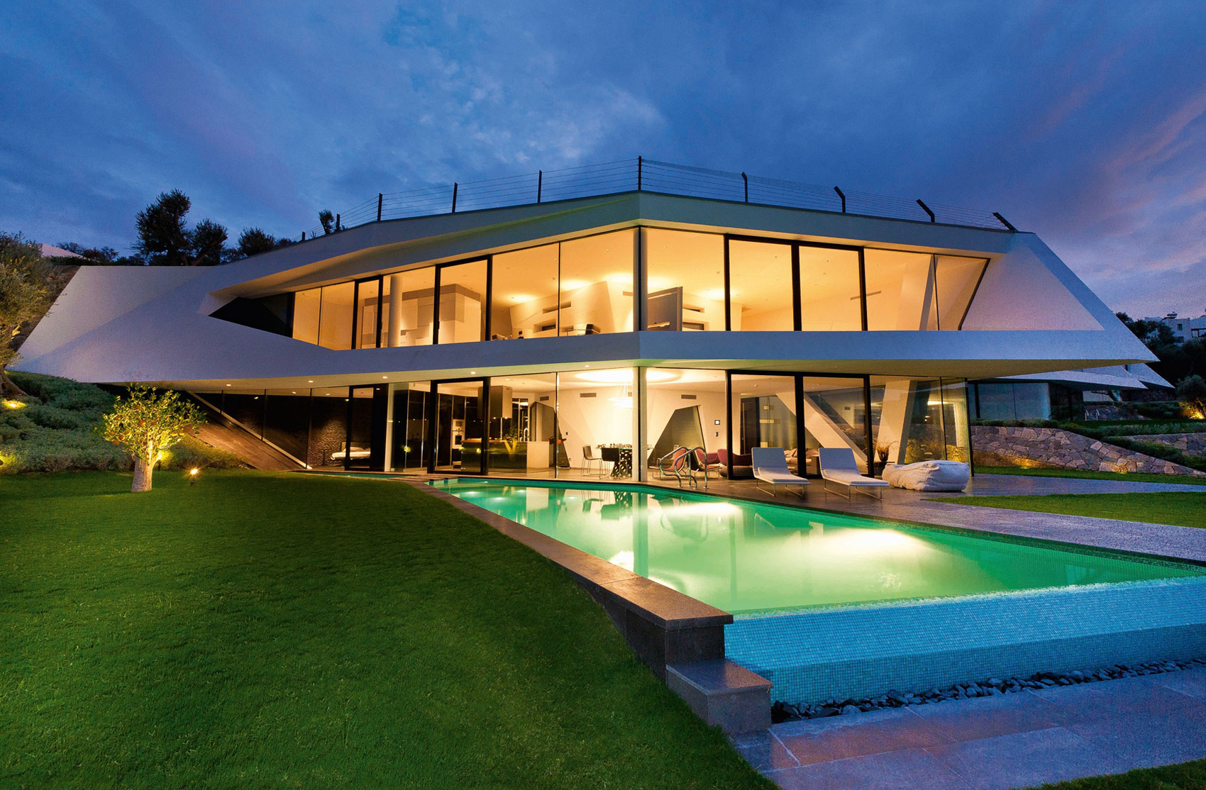 A Striking Contemporary Home Overlooking the Hebil Bay in Bodrum, Turkey by Aytaç Architects (1)