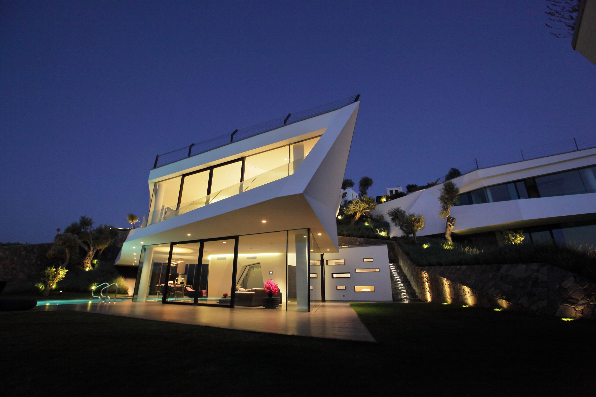 A Striking Contemporary Home Overlooking the Hebil Bay in Bodrum, Turkey by Aytaç Architects (3)