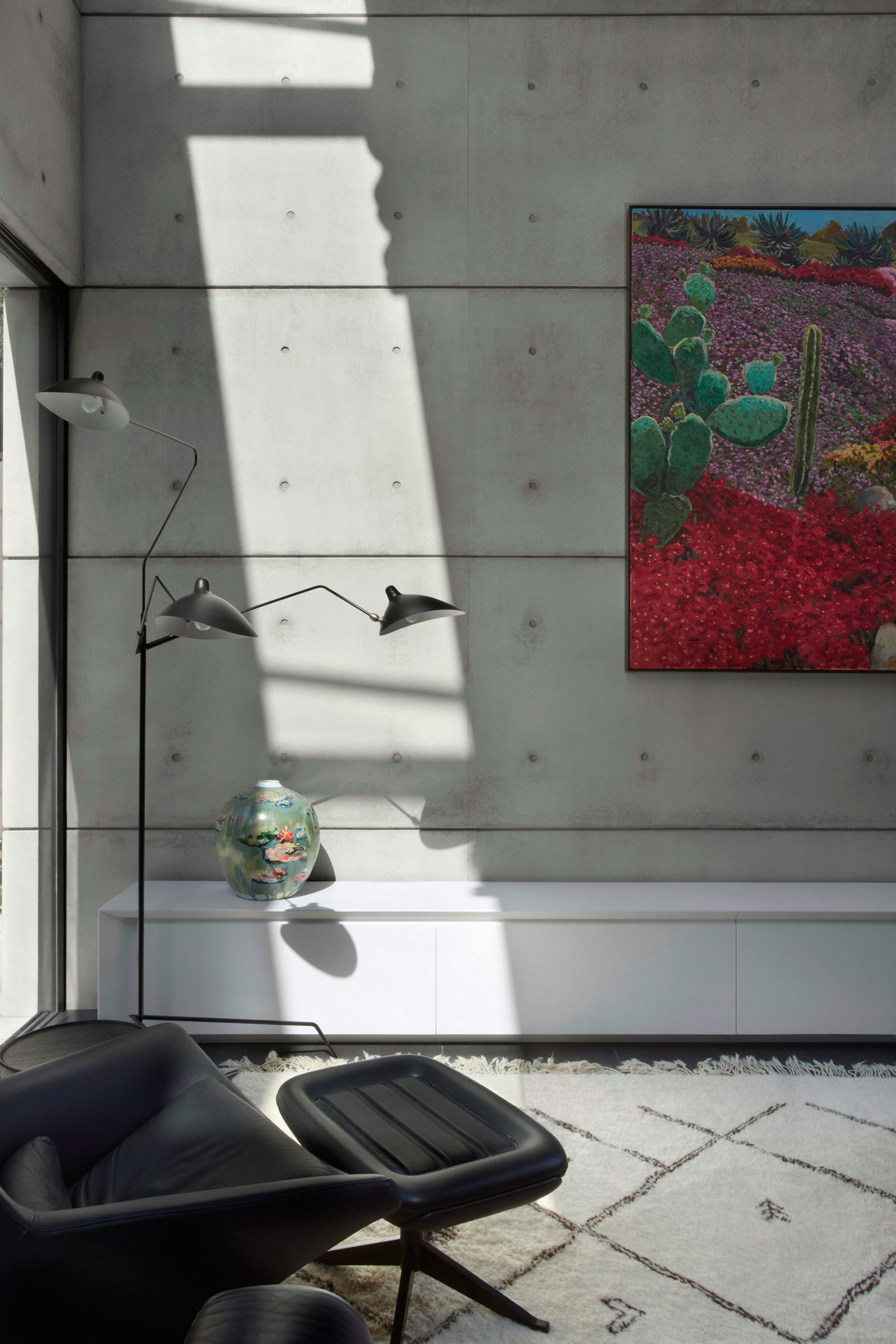 A Striking Contemporary Home with Concrete Walls and Pool in Woollahra, Australia by Smart Design Studio (12)