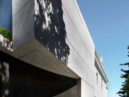 A Striking Contemporary Home with Concrete Walls and Pool in Woollahra, Australia by Smart Design Studio (5)