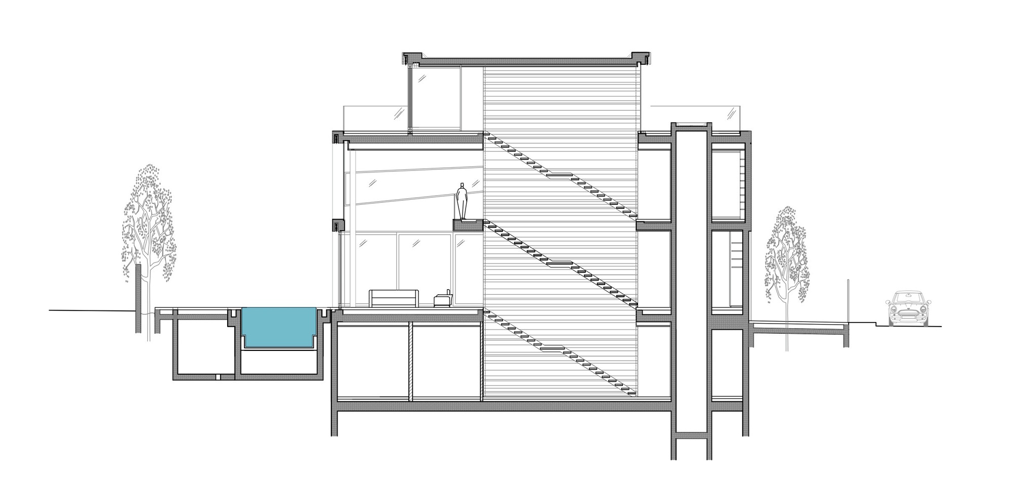 A Striking Contemporary Home with Elegant Features in Ramat Gan by Pitsou Kedem Architects (54)