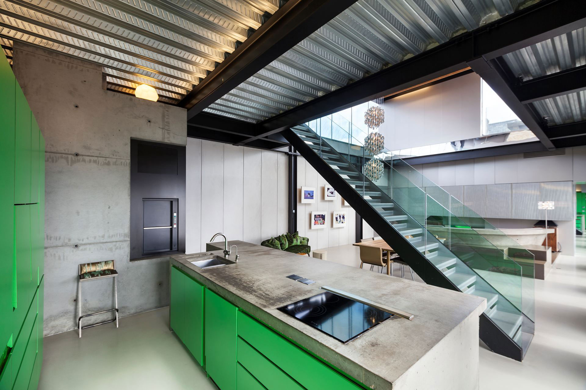 A Striking Contemporary Home with Fascinating Interiors in London, England by Adjaye Associates (5)