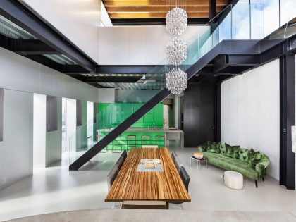 A Striking Contemporary Home with Fascinating Interiors in London, England by Adjaye Associates (7)