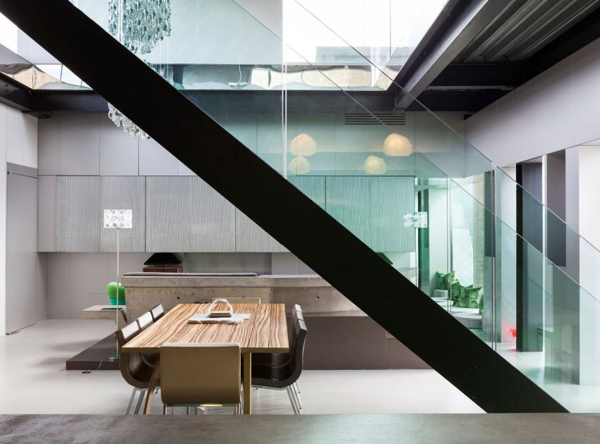 A Striking Contemporary Home with Fascinating Interiors in London, England by Adjaye Associates (8)