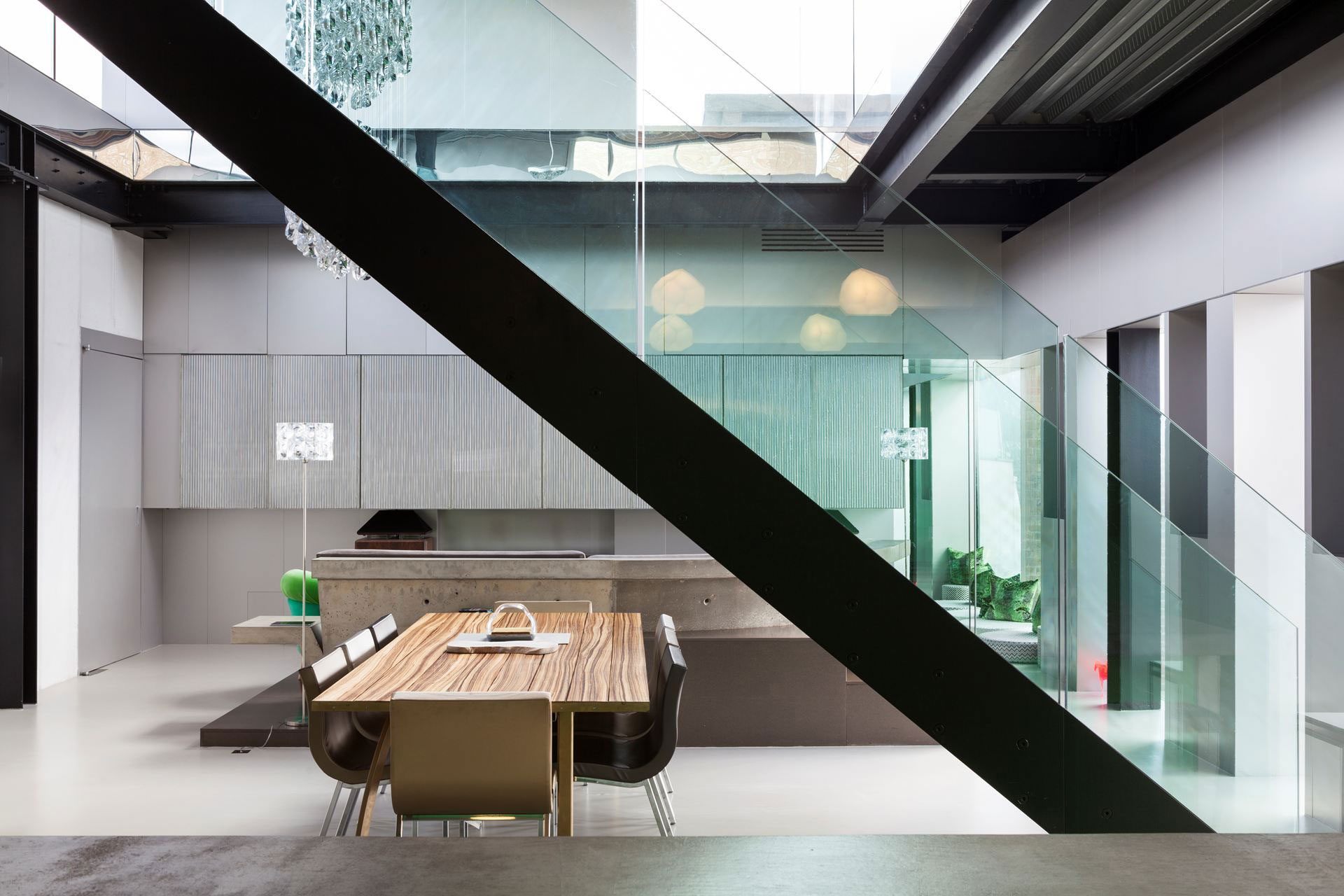 A Striking Contemporary Home with Fascinating Interiors in London, England by Adjaye Associates (8)