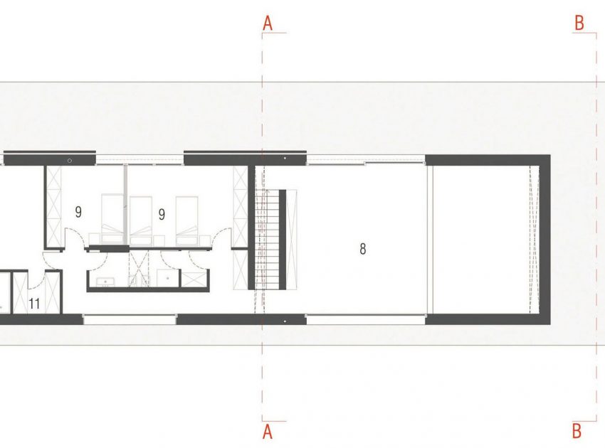 A Striking Contemporary Monolithic House with a Frame in Castelnovo, Italy by Andrea Oliva (17)