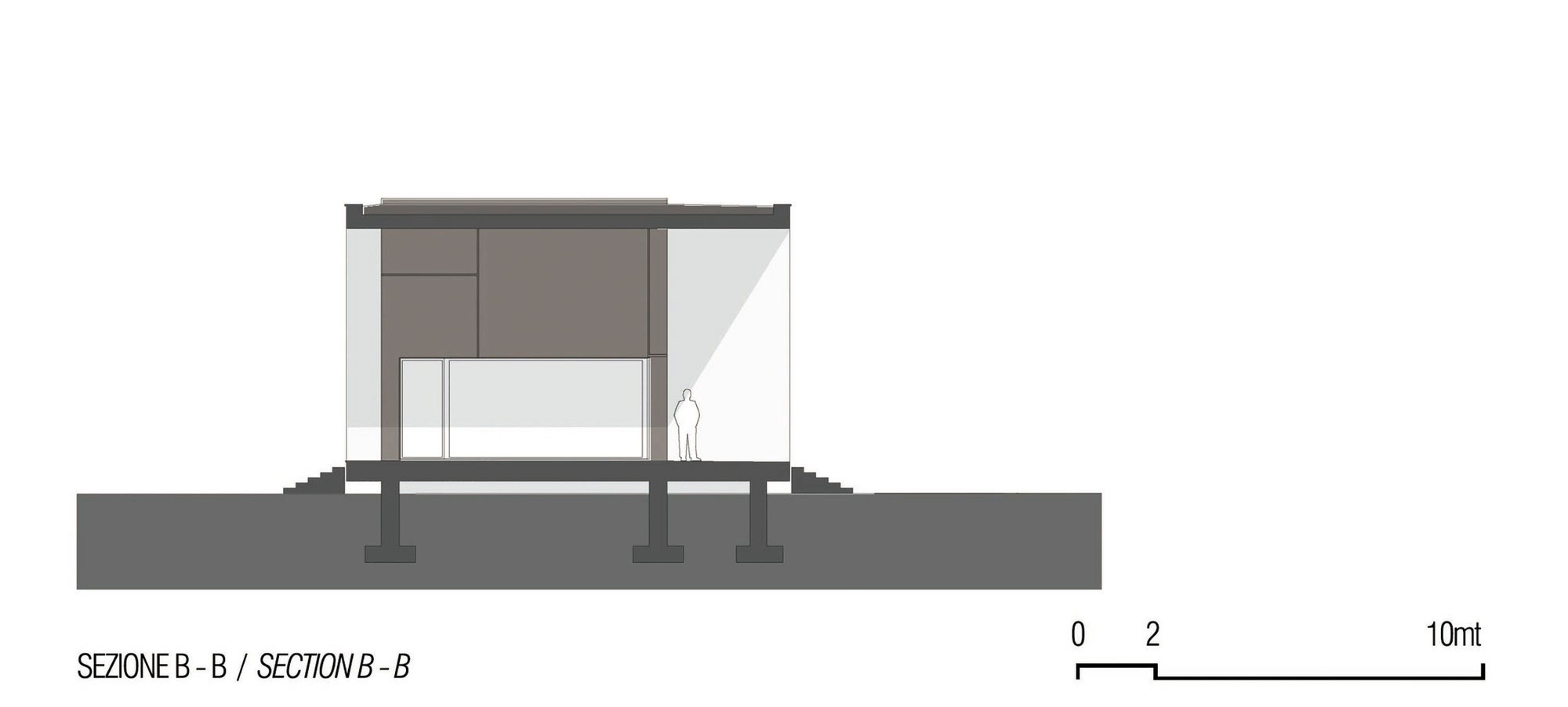 A Striking Contemporary Monolithic House with a Frame in Castelnovo, Italy by Andrea Oliva (19)