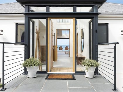 A Striking Modern Stone House with Luminous Interior and Sea Views in Sennen Cove by Laurence Associates (13)