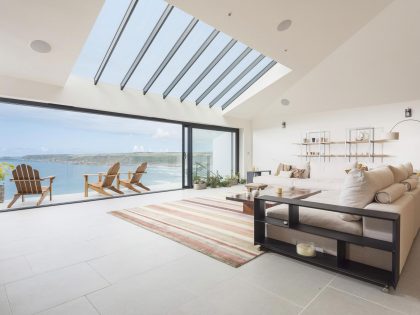 A Striking Modern Stone House with Luminous Interior and Sea Views in Sennen Cove by Laurence Associates (16)
