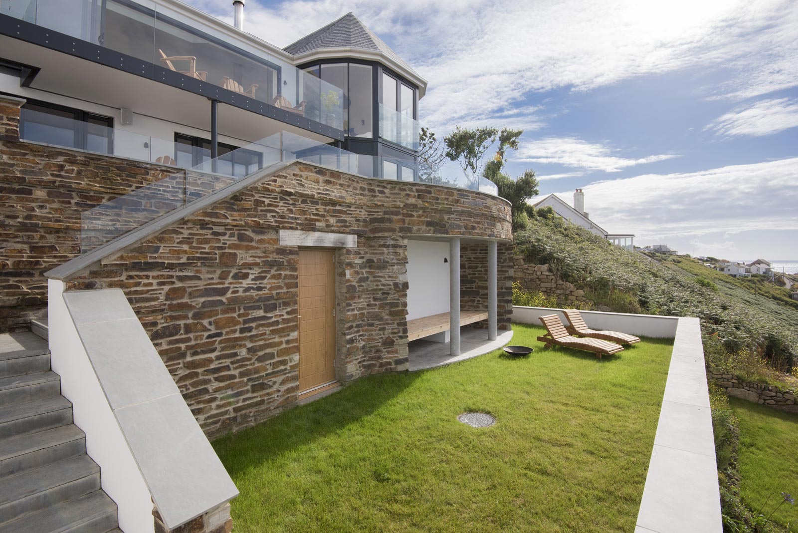 A Striking Modern Stone House with Luminous Interior and Sea Views in Sennen Cove by Laurence Associates (3)