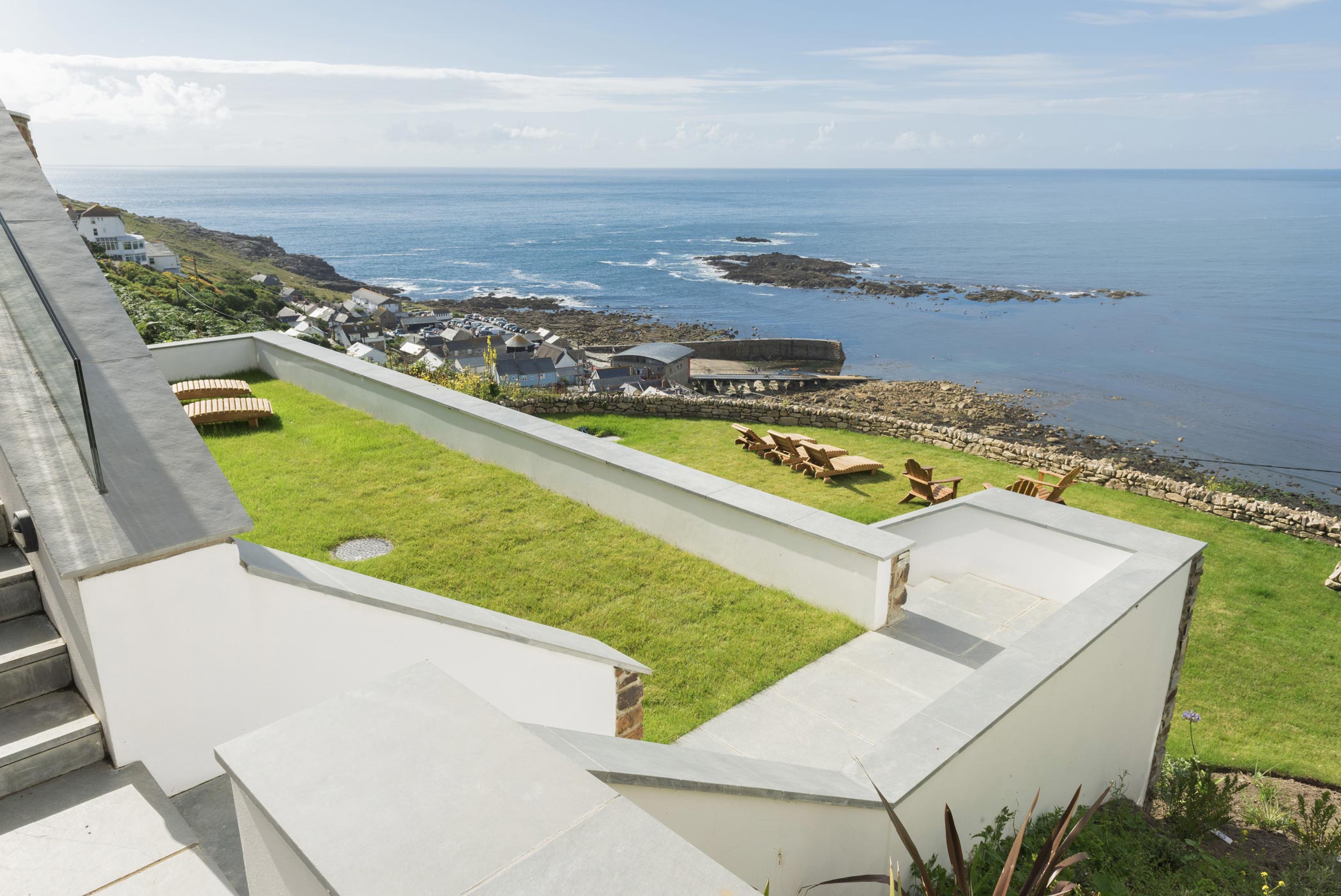 A Striking Modern Stone House with Luminous Interior and Sea Views in Sennen Cove by Laurence Associates (7)