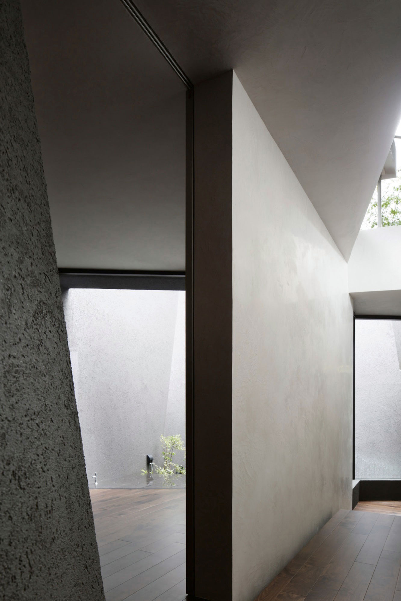 A Striking and Beautiful Geometric Home with Unique Angular walls in Meguro, Japan by ARTechnic Architects (14)