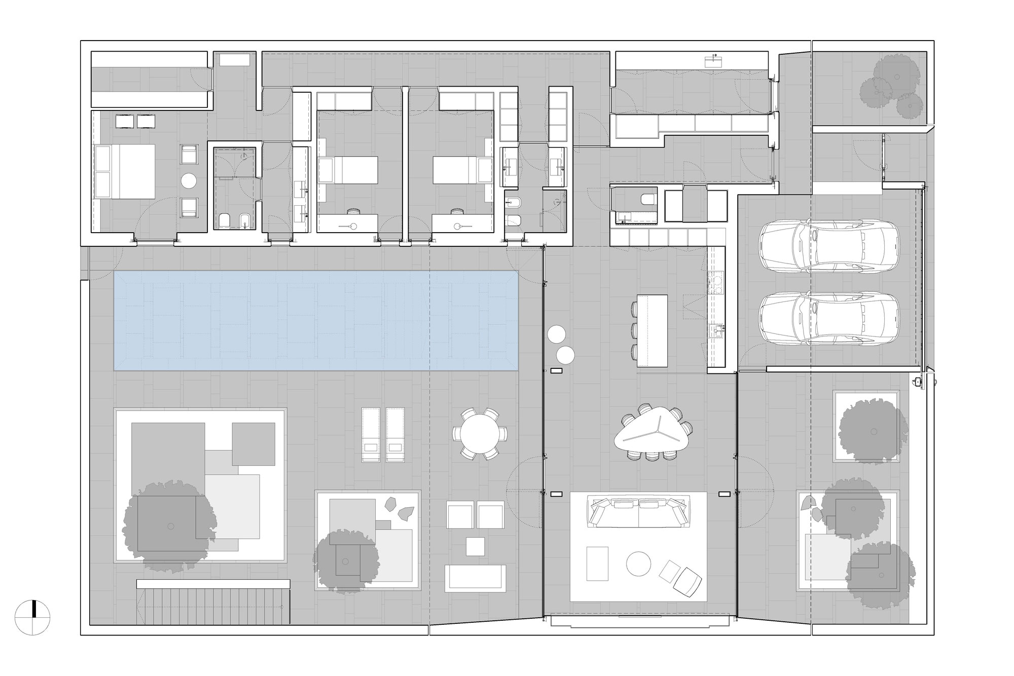 A Stunning Contemporary Home with Bright Interiors in Venice by JM Architecture (21)