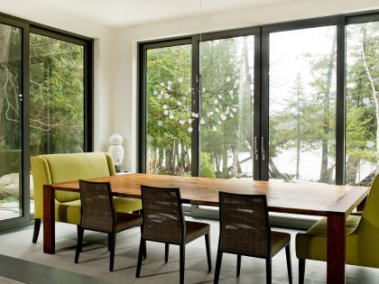 A Stunning Contemporary Home with Large Terrace Nestled in the Woods of Harrington, Quebec by Boom Town (25)