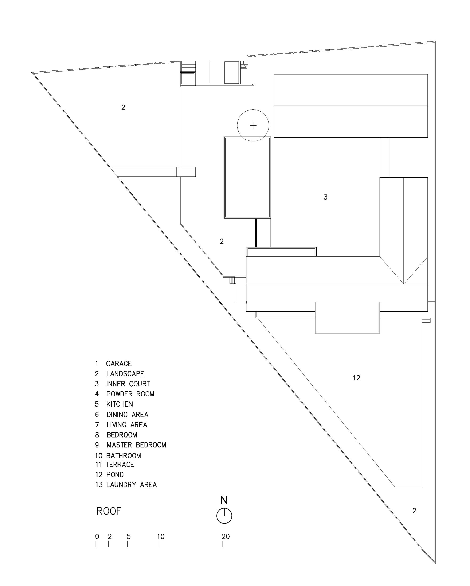 A Stunning Contemporary Triangle House with Gabled Walls in Nakhon Pathom, Thailand by Phongphat Ueasangkhomset (24)