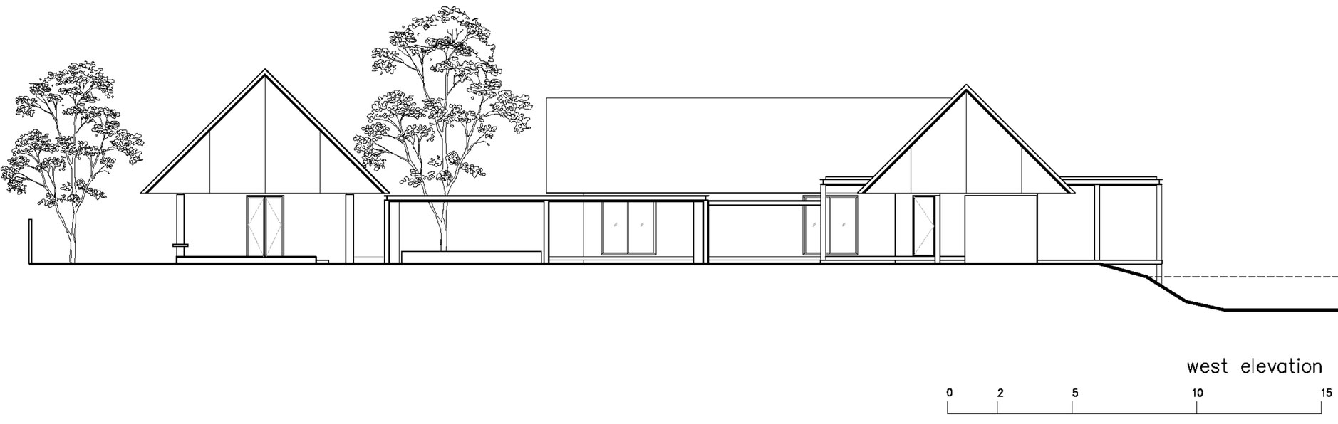 A Stunning Contemporary Triangle House with Gabled Walls in Nakhon Pathom, Thailand by Phongphat Ueasangkhomset (25)