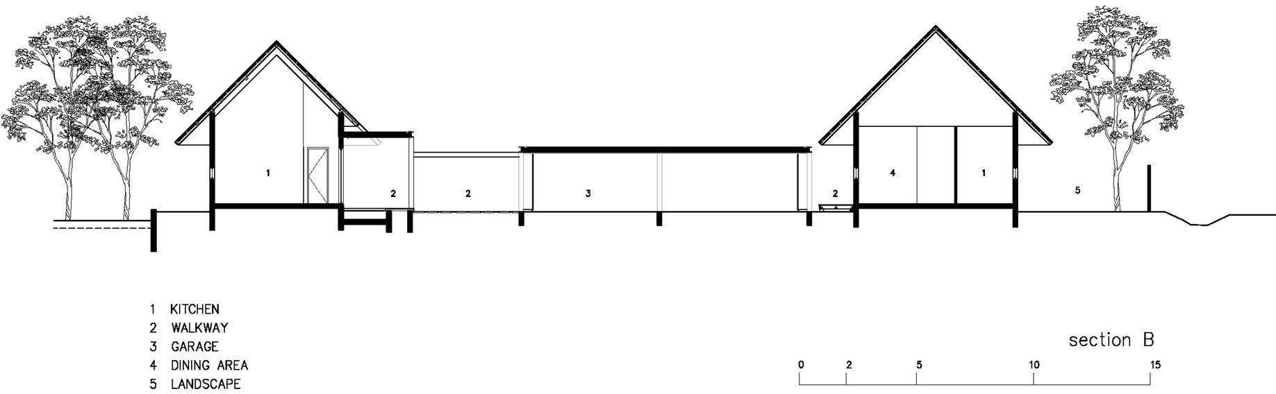 A Stunning Contemporary Triangle House with Gabled Walls in Nakhon Pathom, Thailand by Phongphat Ueasangkhomset (29)
