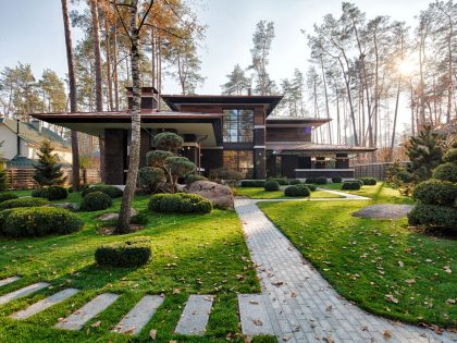 A Stunning Home Full of Silence and Surrounded by Nature in Kiev, Ukraine by Yunakov architecture (2)