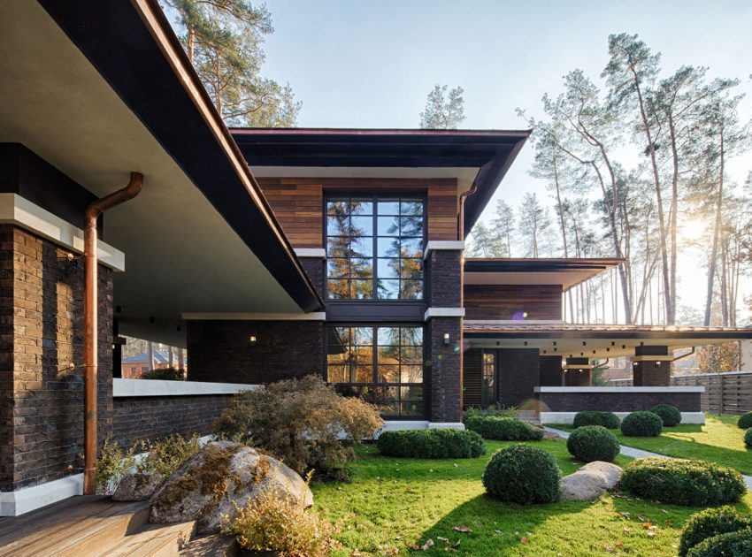 A Stunning Home Full of Silence and Surrounded by Nature in Kiev, Ukraine by Yunakov architecture (9)