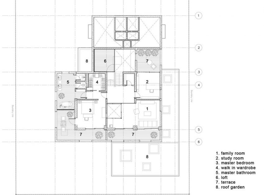 A Stunning Modern Bungalow with Red Brick and Concrete Structure in Singapore by ipli architects (15)