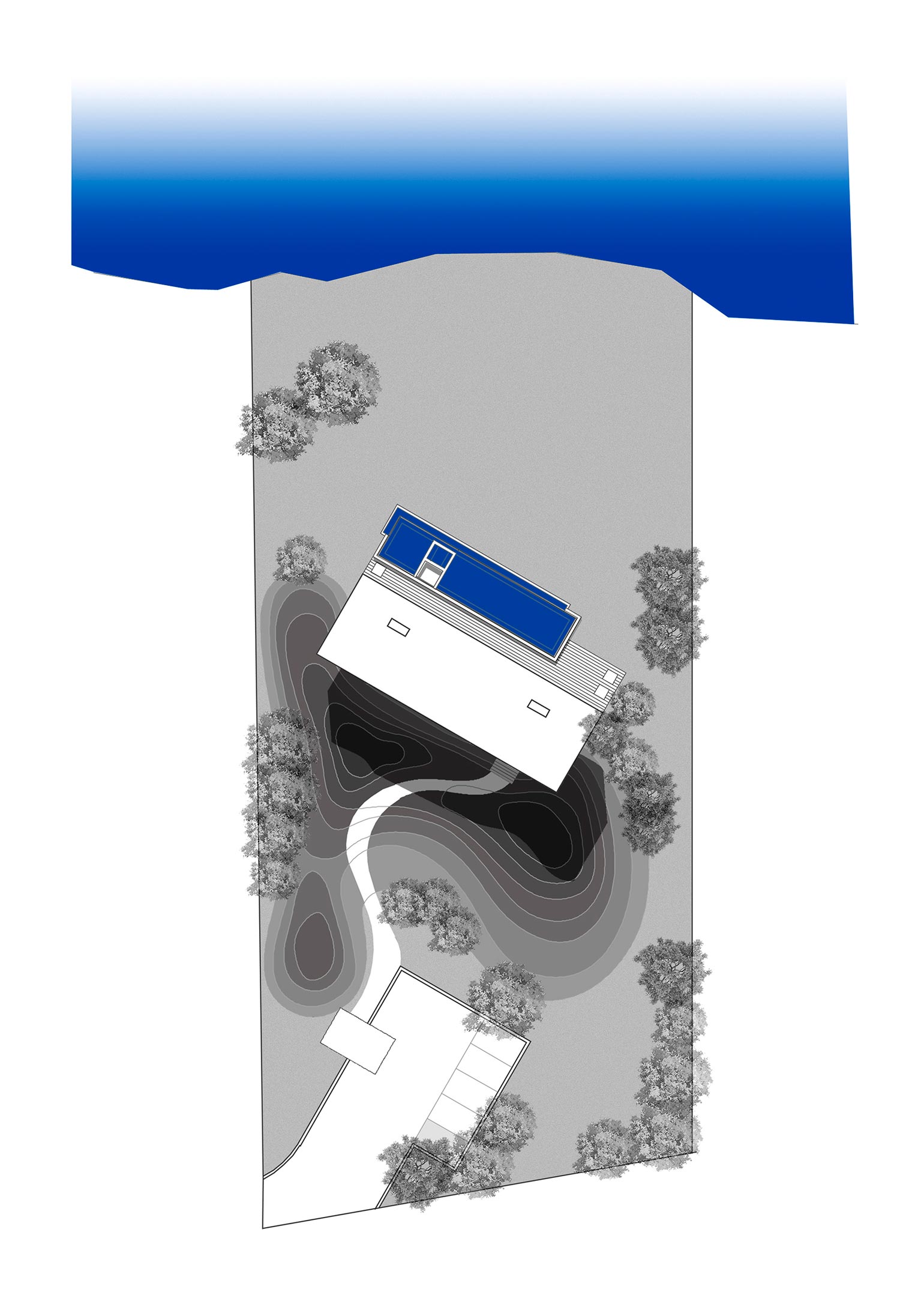 A Stunning Modern Concrete Home with Simple Interiors in Nashik, India by Ajay Sonar (21)