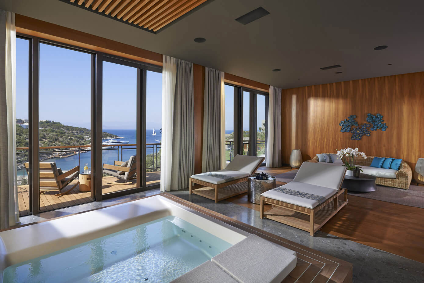 A Stunning Waterfront Resort Overlooking the Spectacular Ocean Views in Bodrum, Turkey by Antonio Citterio Patricia Viel (38)