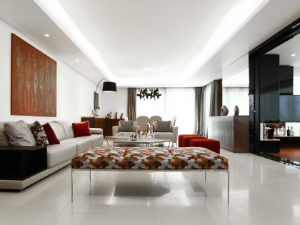 A Stylish Apartment with Striking Interior and Full of Personality in Rabieh, Lebanon by ROHD (2)