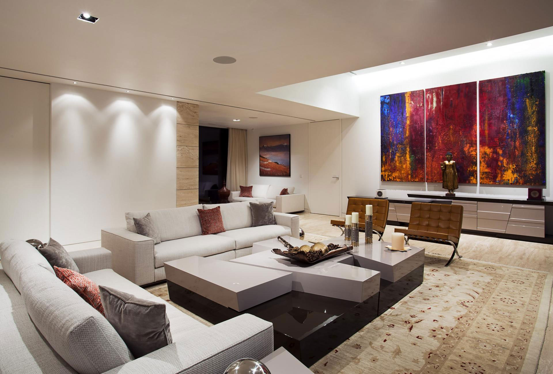 A Stylish Contemporary Concrete House with Black Glass and Marble Facade in Seville by A-cero (35)