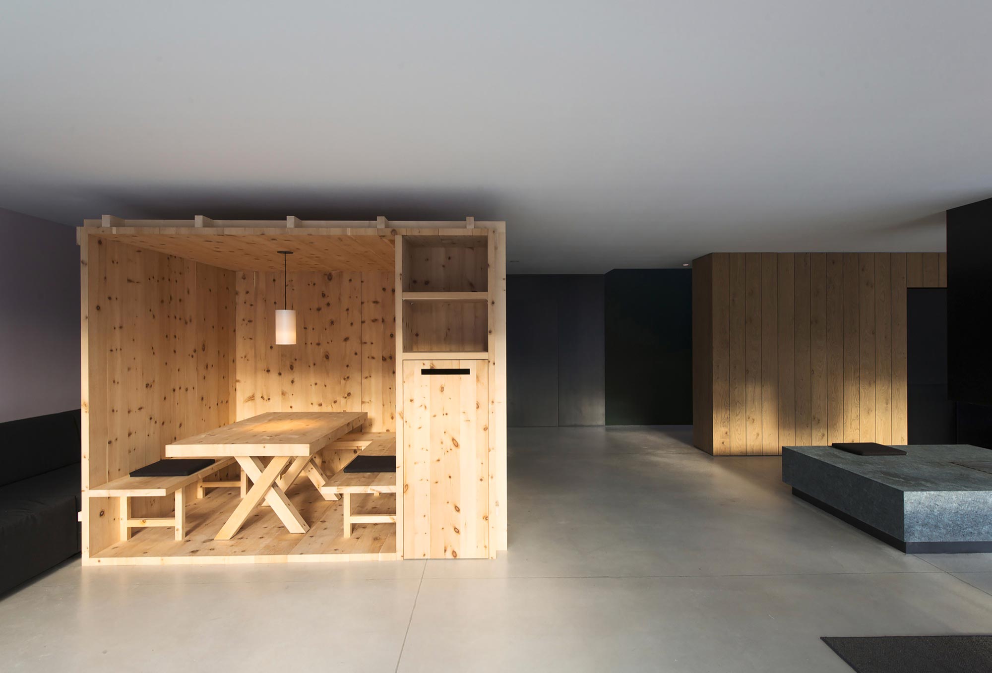 A Stylish Contemporary Home with Natural Stone Walls in Neustift, Italy by Bergmeister Wolf Architekten (12)