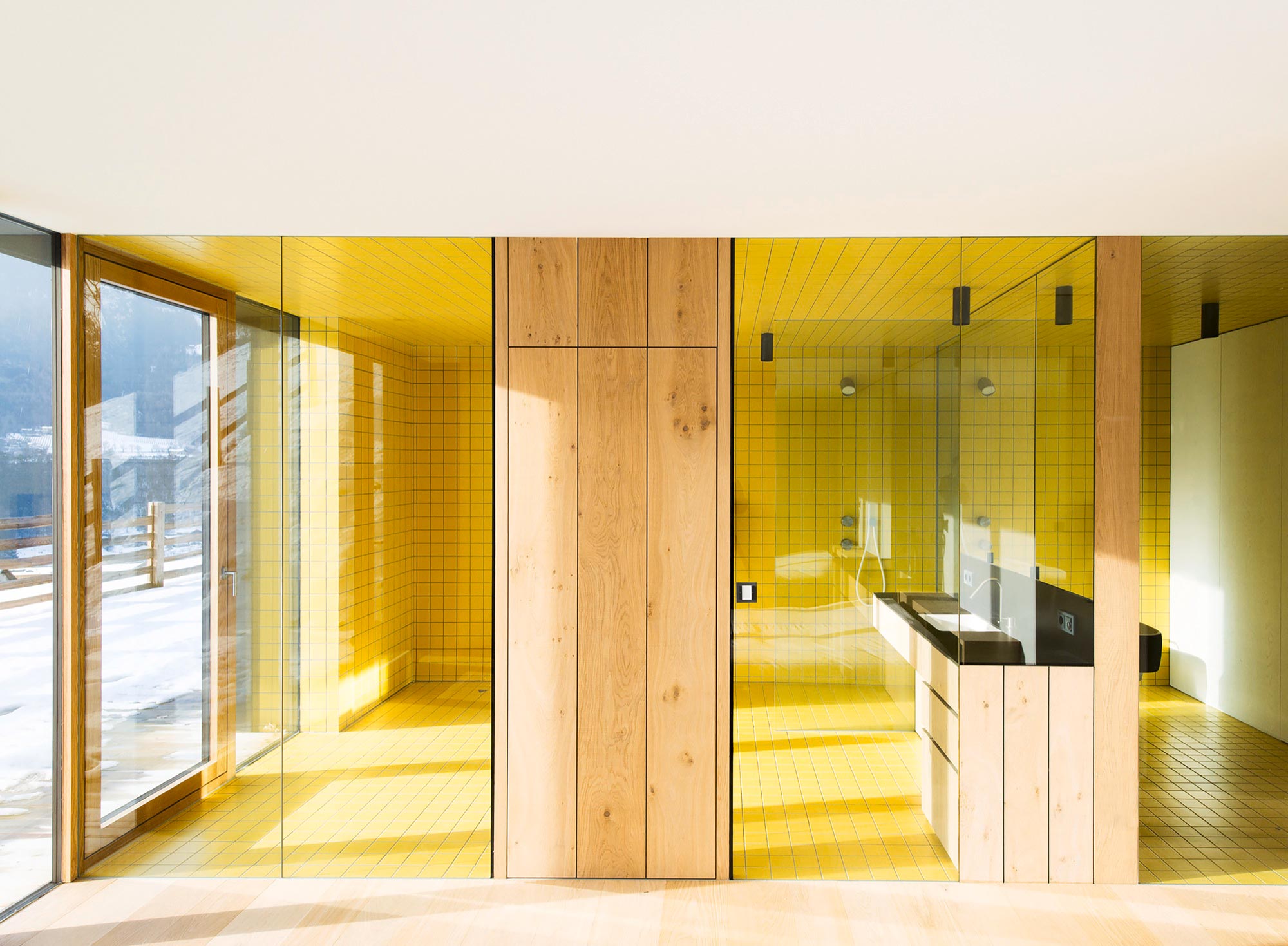 A Stylish Contemporary Home with Natural Stone Walls in Neustift, Italy by Bergmeister Wolf Architekten (14)