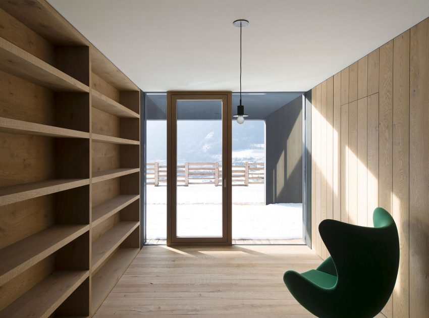 A Stylish Contemporary Home with Natural Stone Walls in Neustift, Italy by Bergmeister Wolf Architekten (8)