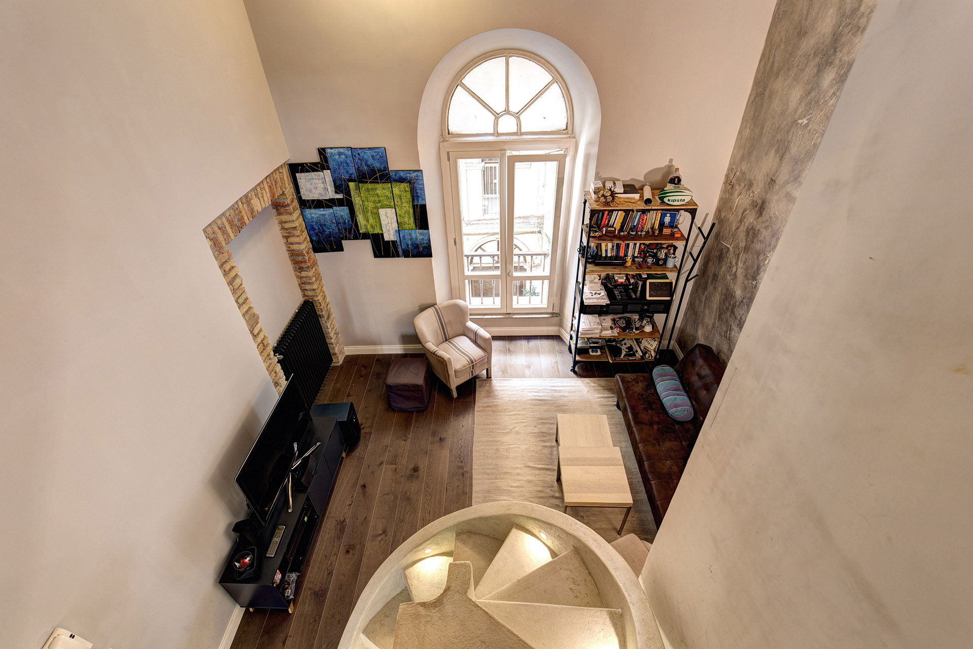 A Stylish Contemporary Home with Spiral Staircase in Rome, Italy by MOB ARCHITECTS (21)