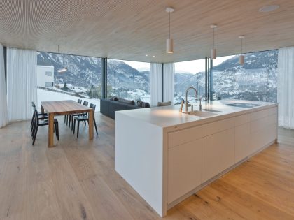 A Stylish Contemporary Home with Stunning Views in Termen, Switzerland by Matthias Werlen Architektur and Zeiter + Berchtold (7)