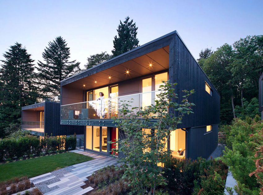 A Stylish Contemporary Home with Unique Character in North Vancouver by office of mcfarlane biggar architects + designers (11)