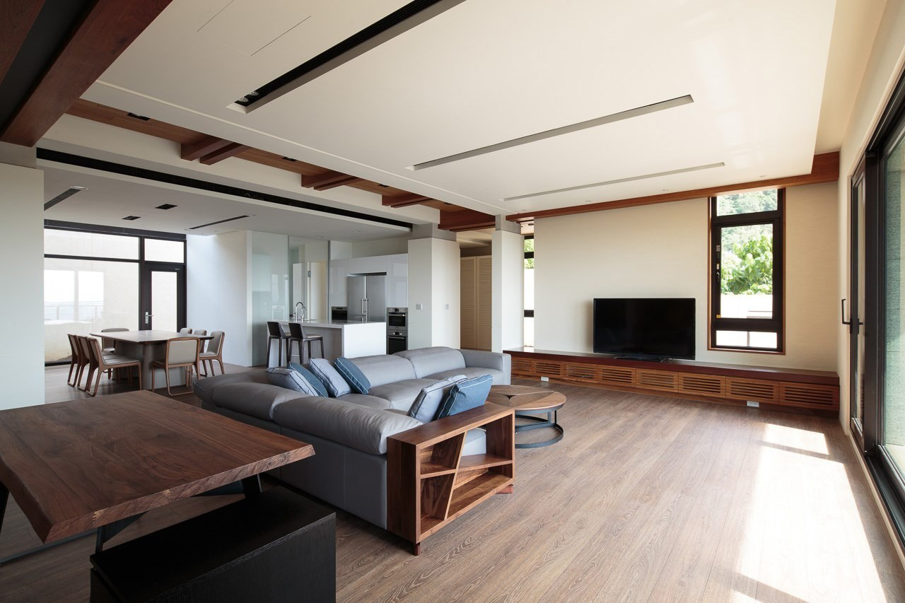 A Stylish Contemporary Home with Wood Accents in Taipei City by AYA Living Group (3)