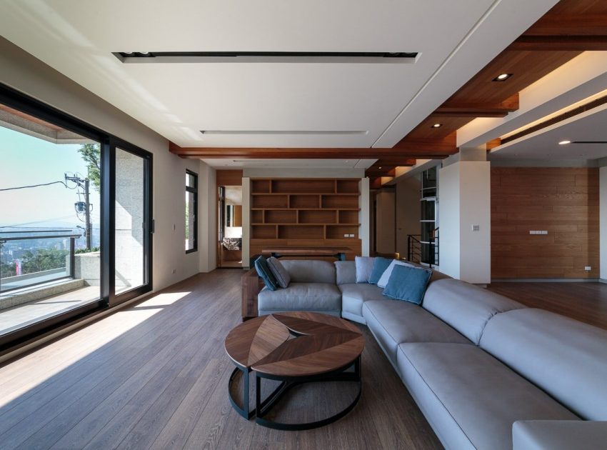 A Stylish Contemporary Home with Wood Accents in Taipei City by AYA Living Group (4)