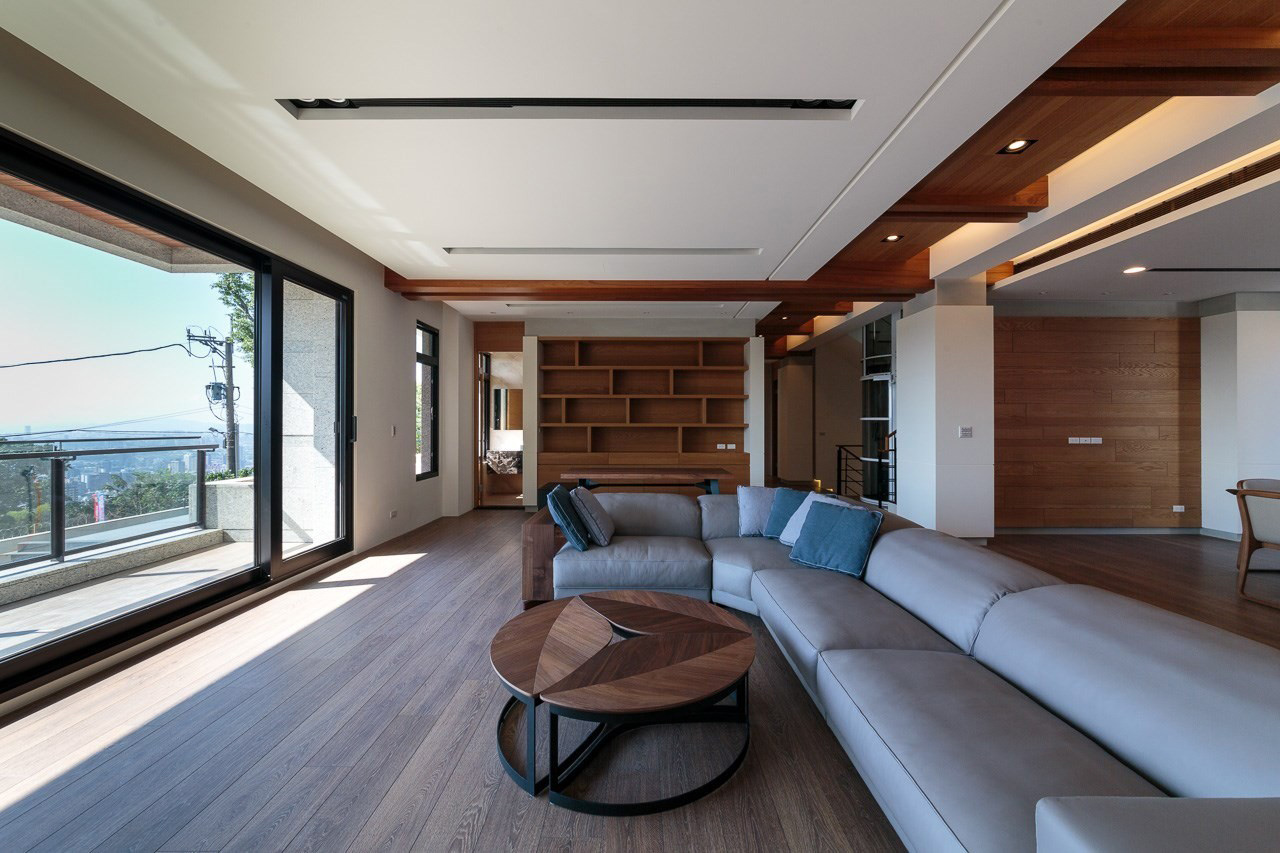 A Stylish Contemporary Home with Wood Accents in Taipei City by AYA Living Group (4)