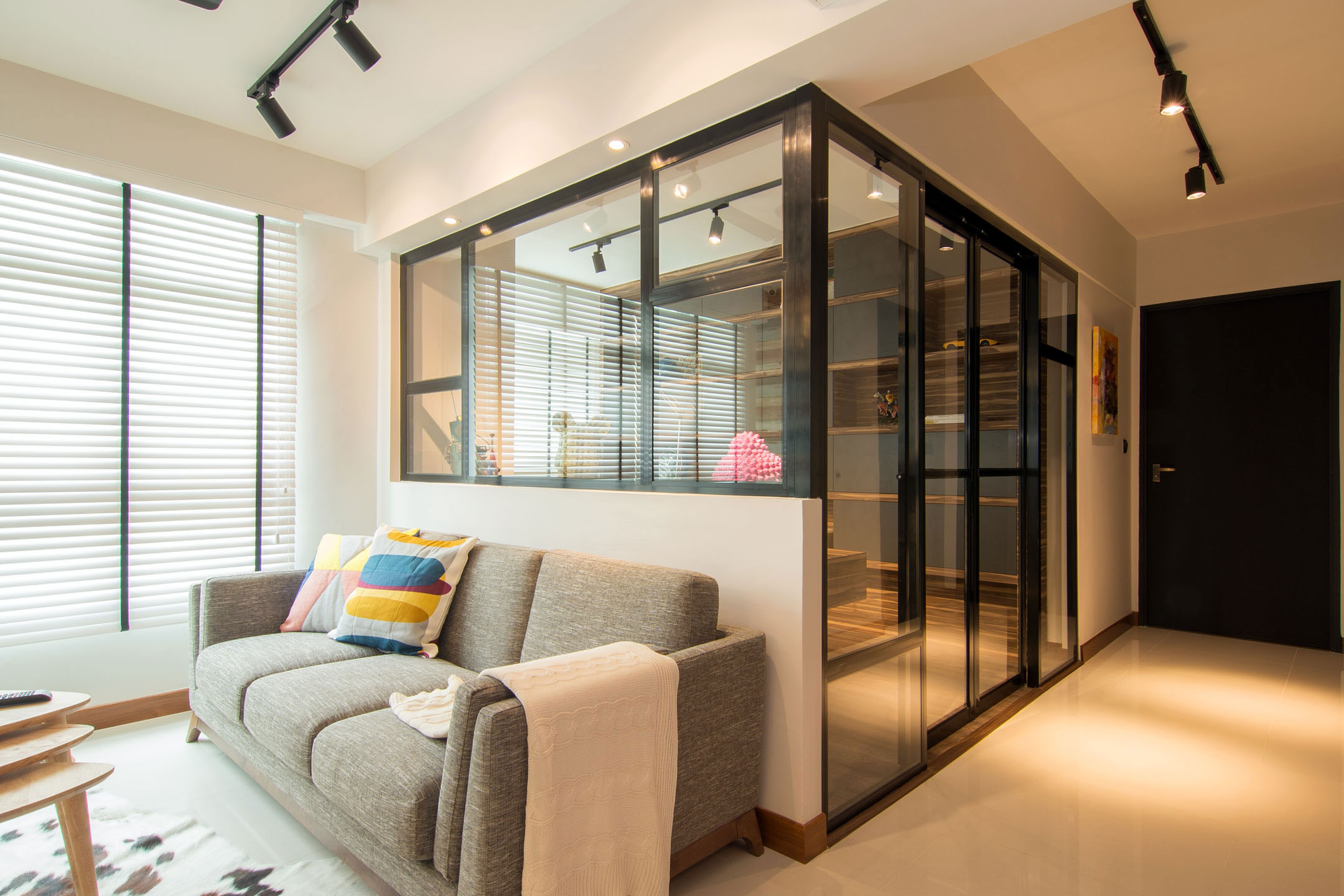 A Stylish Industrial Home for a Young Couple in Singapore by Vievva Designers (4)