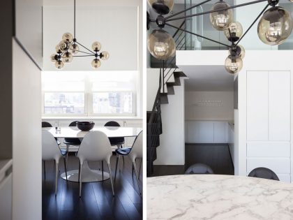 A Stylish Minimalist Apartment with Black and White Colors in New York City by Axis Mundi Design (6)