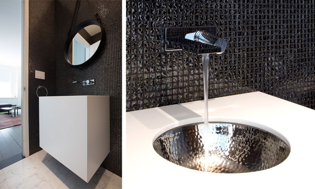 A Stylish Minimalist Apartment with Black and White Colors in New York City by Axis Mundi Design (9)