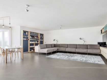 A Stylish Modern Apartment with Stunning Interior Elements on the Lake of Lugano