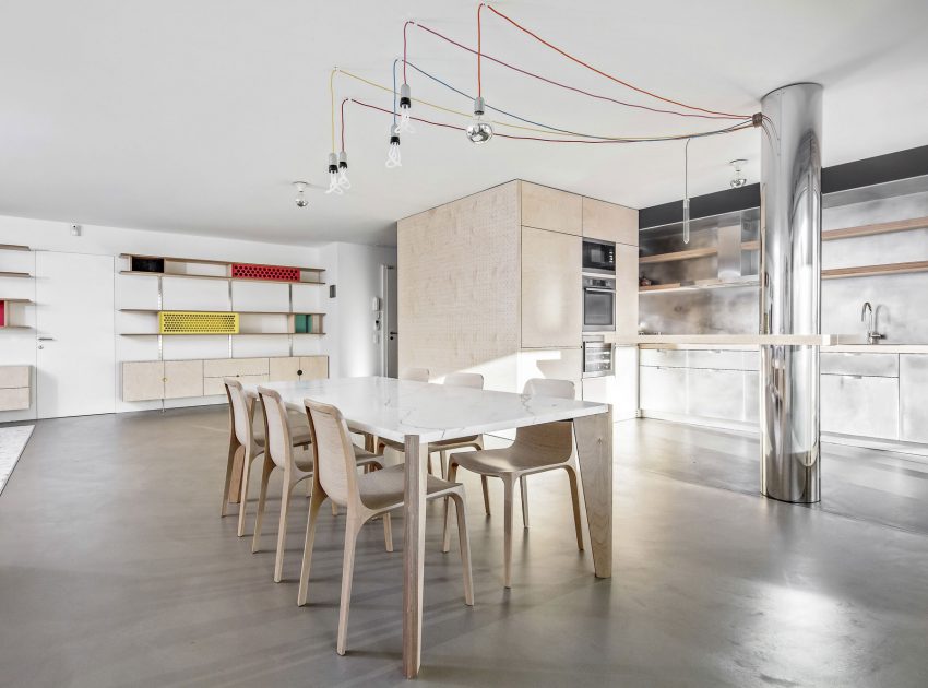 A Stylish Modern Apartment with Stunning Interior Elements on the Lake of Lugano by dotdotdot (8)