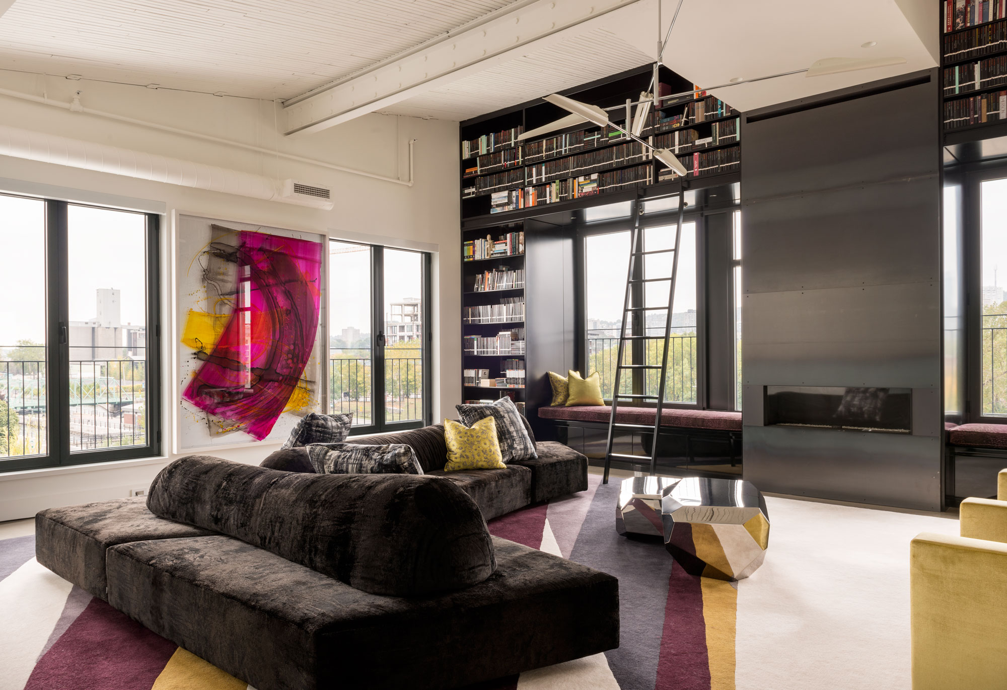 A Stylish Modern Home with Unique Character and Personality in Montreal by Les Ensembliers (1)