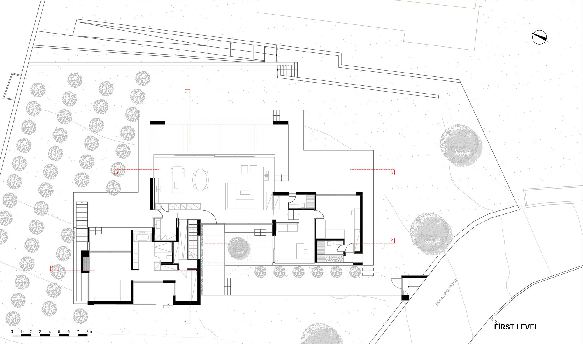 A Stylish Modern House with Mediterranean Sea Views in Ammoudi, Greece by Katerina Valsamaki Architects (19)