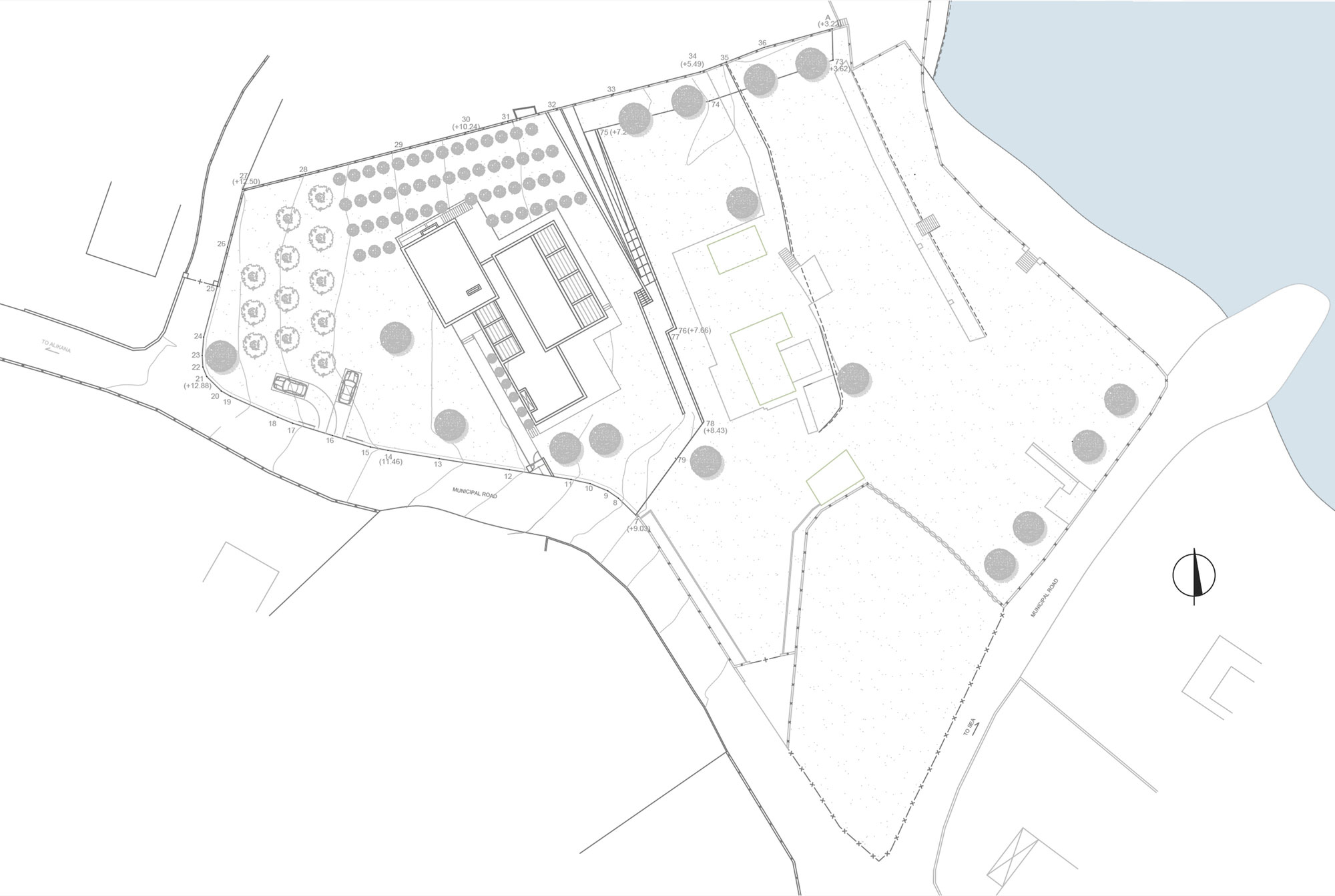 A Stylish Modern House with Mediterranean Sea Views in Ammoudi, Greece by Katerina Valsamaki Architects (28)