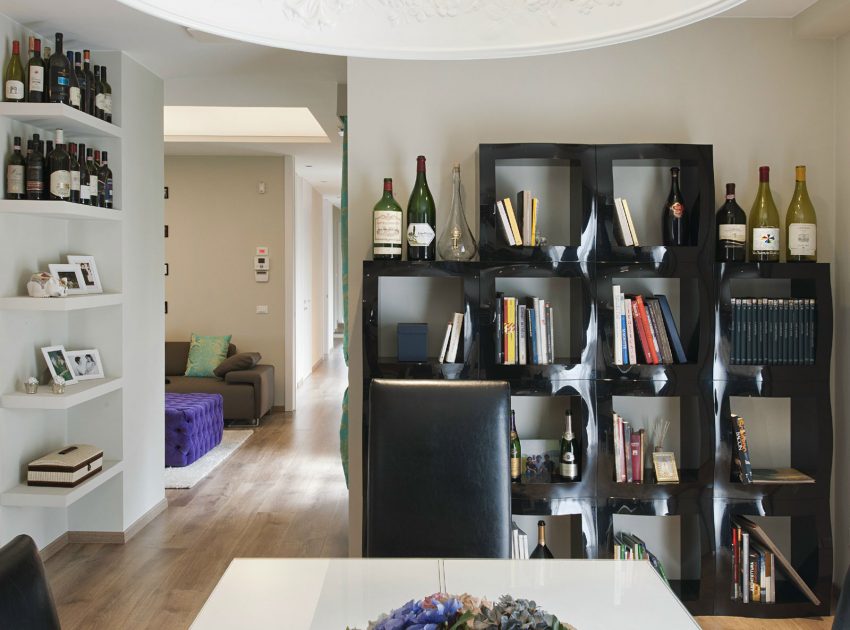 A Stylish and Bright Modern Apartment with Lovely Interiors in Brescia, Italy by bp Laboratorio di Architettura (8)