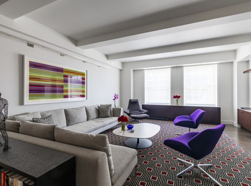 A Stylish and Colorful Contemporary Apartment on Park Avenue, New York City by Pier, Fine Associates (1)