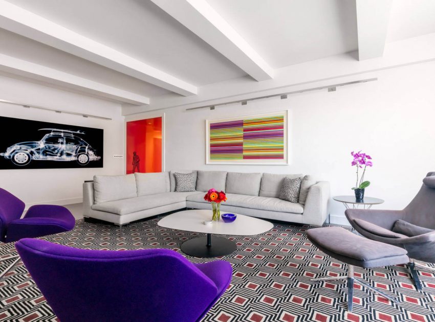 A Stylish and Colorful Contemporary Apartment on Park Avenue, New York City by Pier, Fine Associates (2)